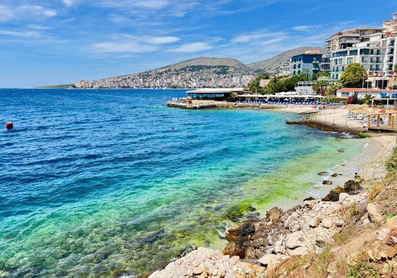 Viola Sea View Penthouse Apartment Sarande Ngoại thất bức ảnh