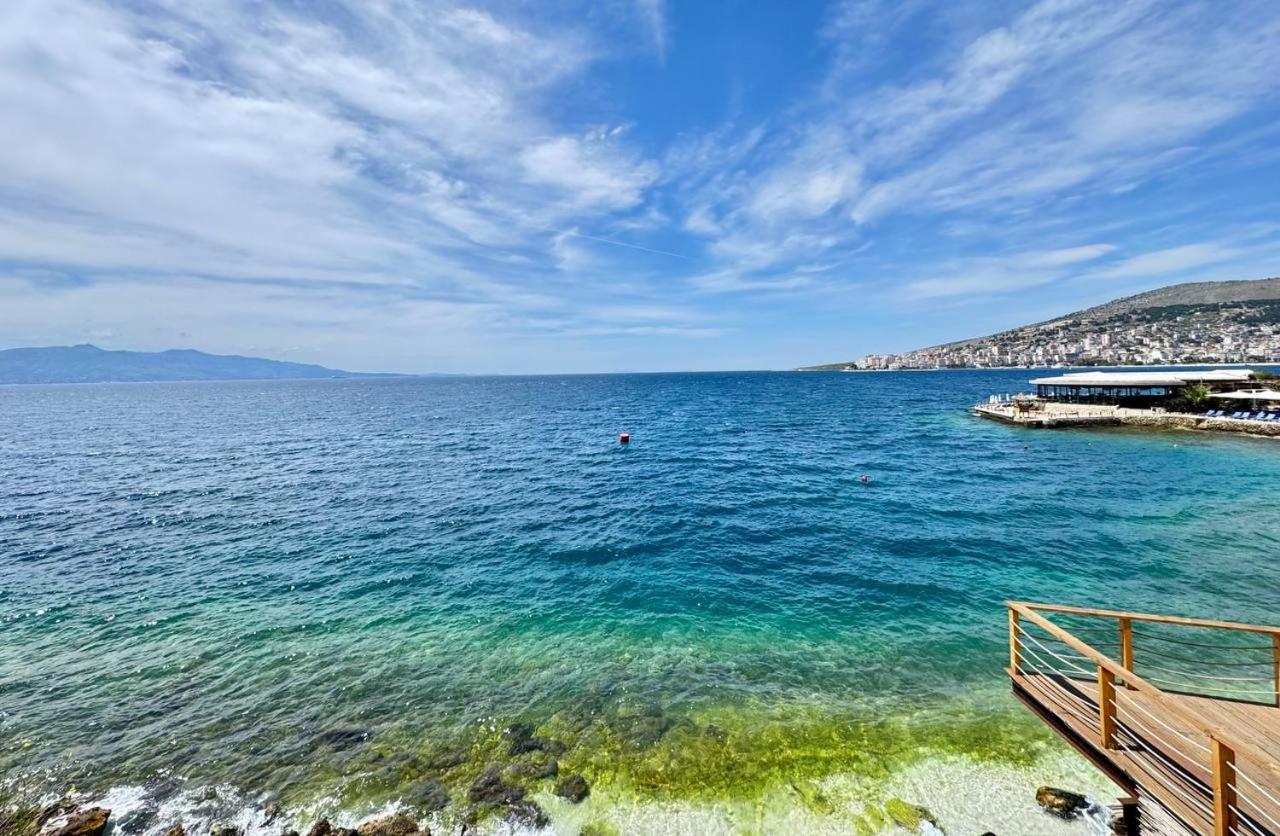 Viola Sea View Penthouse Apartment Sarande Ngoại thất bức ảnh